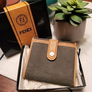 Fendi Vintage Wallet w/ Original Box